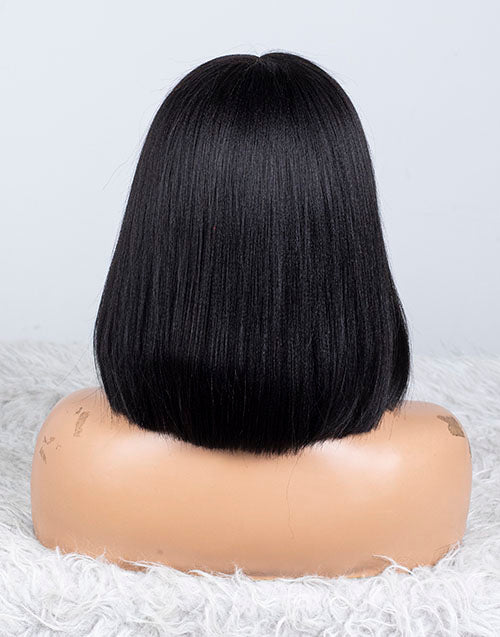 Clearance - 13x6" Lace Front Wig Indian Hair - 12" Yaki Size 1 - MTY-2372