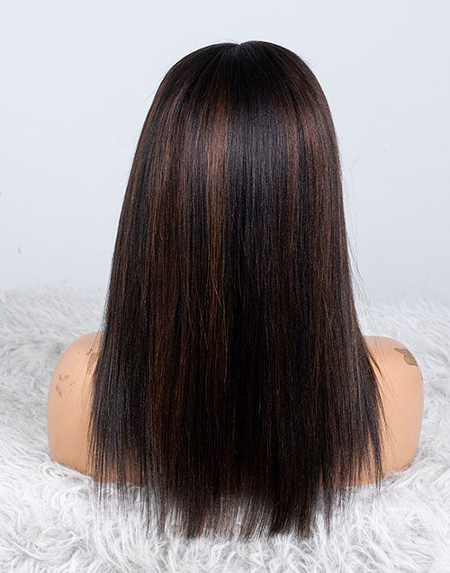Clearance - 13x4" Lace Front Wig Indian Hair - 14" Yaki Size 1 - MTY-2367