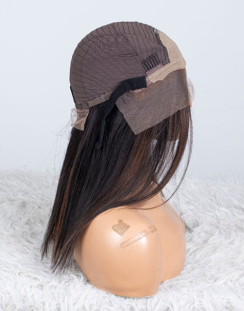 Clearance - 13x4" Lace Front Wig Indian Hair - 14" Yaki Size 1 - MTY-2367