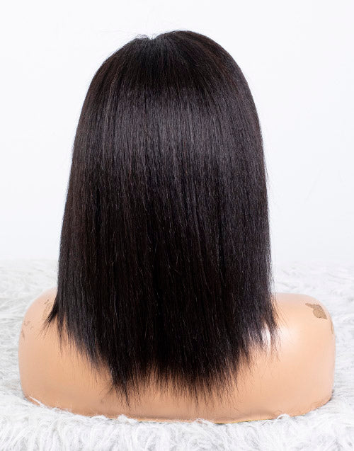 Clearance - 13x4" Lace Front Wig Indian Hair - 10" Kinky Size 1 - MTY-3271