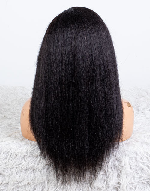 Clearance - 13x6" Lace Front Wig Indian Hair - 14" Kinky Size 2 - MTY-4079