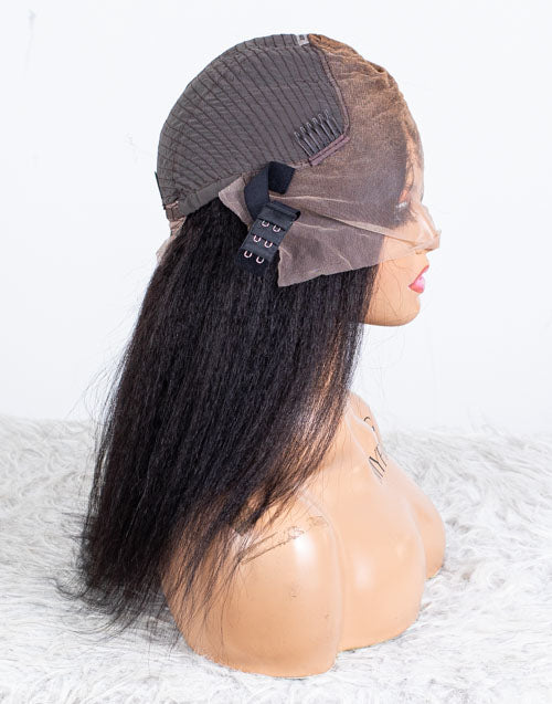 Clearance - 13x6" Lace Front Wig Indian Hair - 14" Kinky Size 2 - MTY-4079