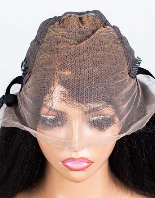 Clearance - 13x6" Lace Front Wig Indian Hair - 14" Kinky Size 2 - MTY-4079