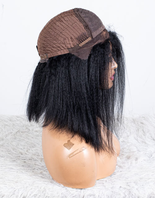 Clearance - 13x6" Lace Front Wig Malaysian Hair - 12" Kinky Size 1 - MTY-4082