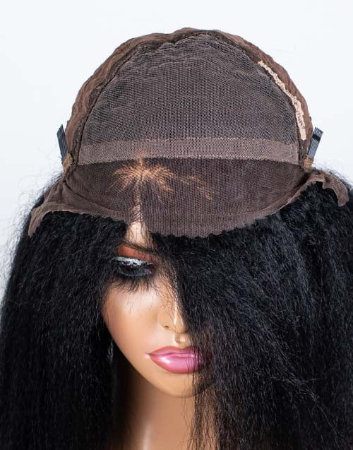 Clearance - 13x6" Lace Front Wig Malaysian Hair - 12" Kinky Size 1 - MTY-4082