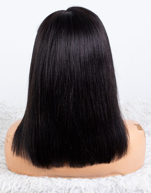 Clearance - 13x6" Lace Front Wig Malaysian Hair - 12" Yaki Size 1 - MTY-4054