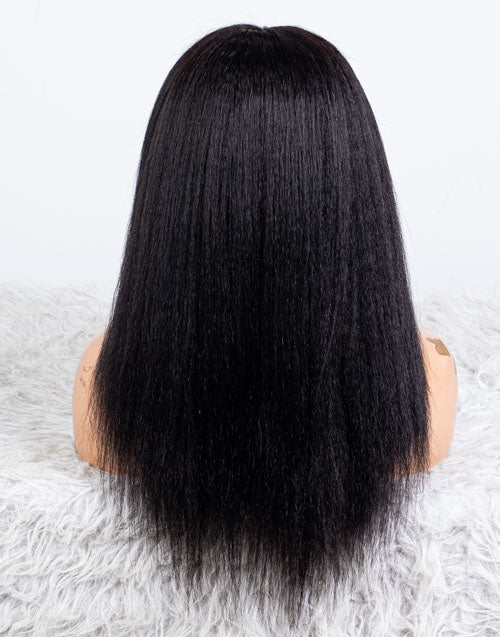 Clearance - 13x6" Lace Front Wig Indian Hair - 14" Kinky Size 1 - MTY-4081