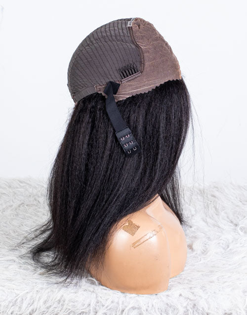 Clearance - 13x6" Lace Front Wig Indian Hair - 14" Kinky Size 1 - MTY-4081