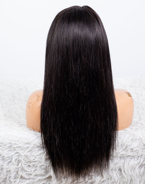 Clearance - 5x5" Closure Wig Indian Hair - 18" Silky Size Average - MTY-4316