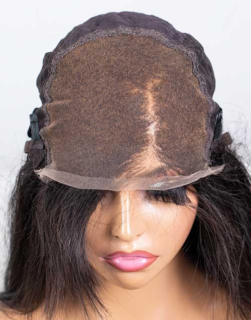 Clearance - 5x5" Closure Wig Indian Hair - 18" Silky Size Average - MTY-4316