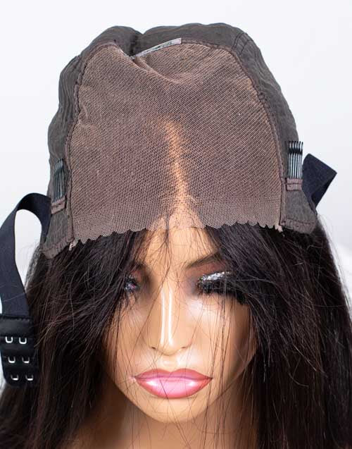 Clearance - 5x5" Closure Wig Indian Hair - 14" Silky Size Average - MTY-4292