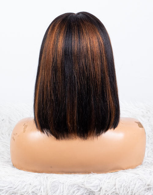 Clearance - 13x6" Indian Hair - 10 Inch Yaki Size 1 - MTY-4313