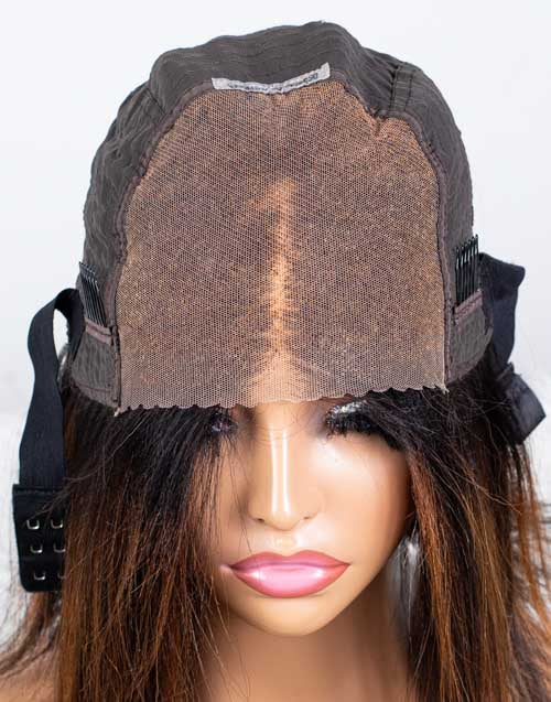 Clearance - 5x5" Closure Wig Indian Hair - 10" Yaki Size Average - MTY-4314