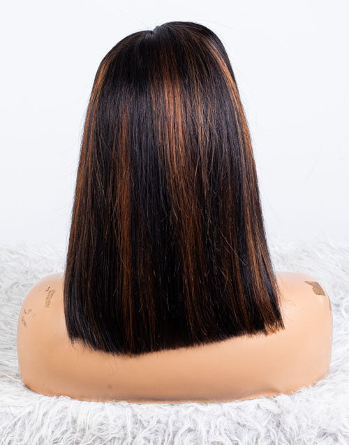 Clearance - 13x6" Lace Front Wig Indian Hair - 12" Silky Size 1 - MTY-4067