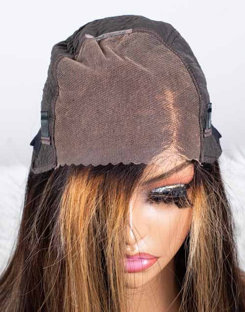 Clearance - 5x5" Closure Wig Indian Hair - 14" Silky Size Average - MTY-4296