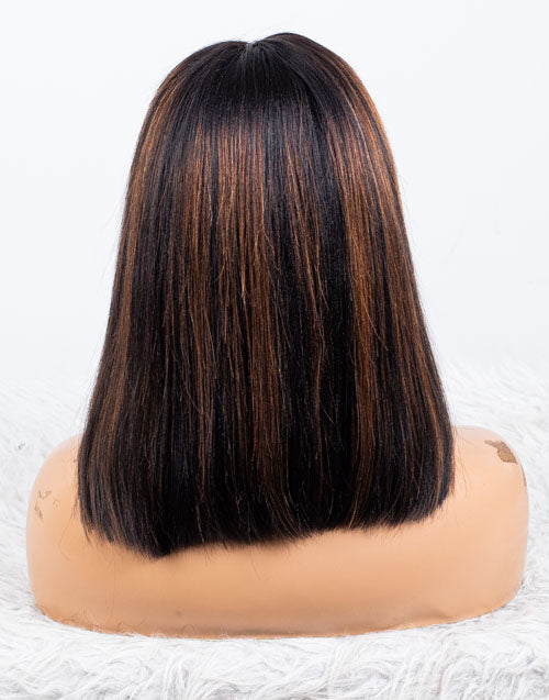 Clearance - 13x6" Indian Hair - 12 Inch Yaki Size 1 - MTY-4297