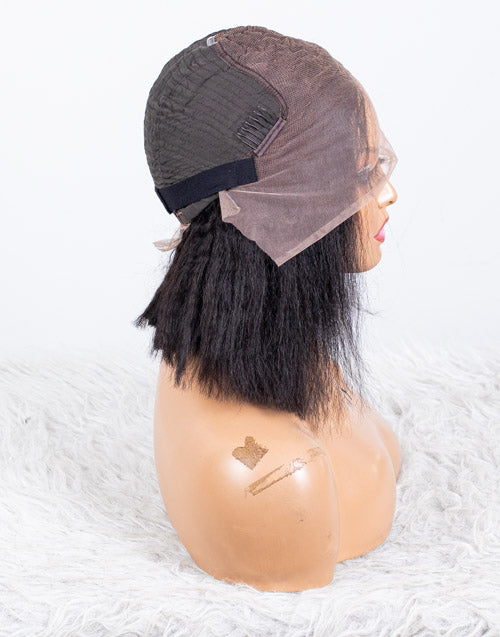 Clearance - 13x6" Indian Hair - 10 Inch Kinky Size 1 - MTY-4385