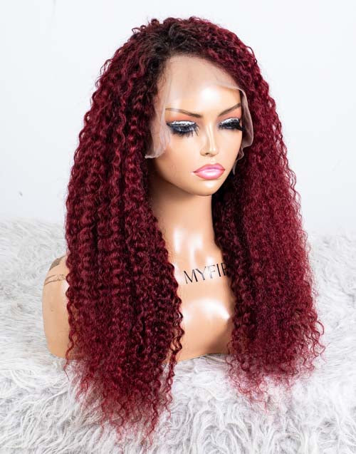 Clearance - 13x6" Lace Front Wig Indian Hair 160% Density - 20" Silky Size Average - MTY-4128