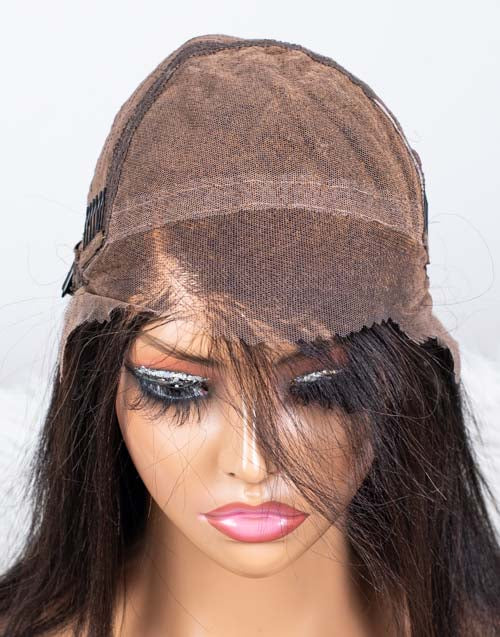 Clearance - 13x6" Malaysian Hair - 14" Yaki Size 1 - MTY-4387