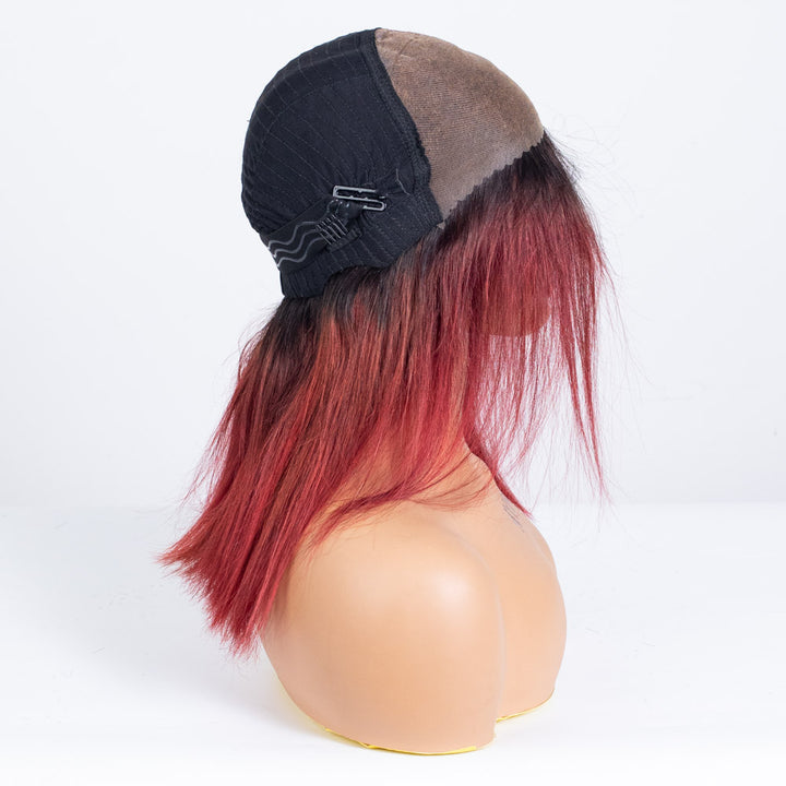Clearance - 7x5" Closure Wig Indian Hair - 14" Silky Average Size - MTY-5446