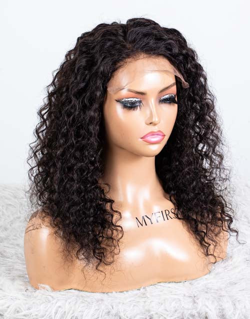 Clearance - 5x5" Closure Wig Indian Hair - 16" Silky Size 1 - MTY-4061