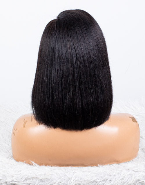 Clearance - 5x5" Closure Wig Indian Hair - 10" Yaki Size Average - MTY-4302