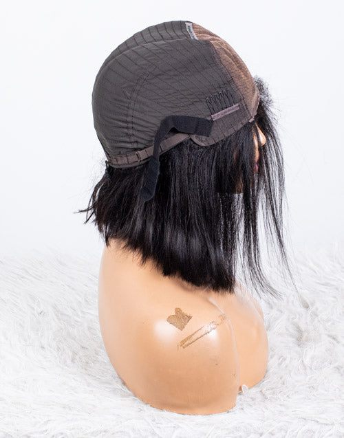 Clearance - 5x5" Closure Wig Indian Hair - 10" Yaki Size Average - MTY-4302