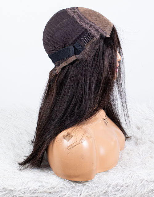 Clearance - 4x4" Closure Wig Indian Hair - 14" Silky Size Average - MTY-4300