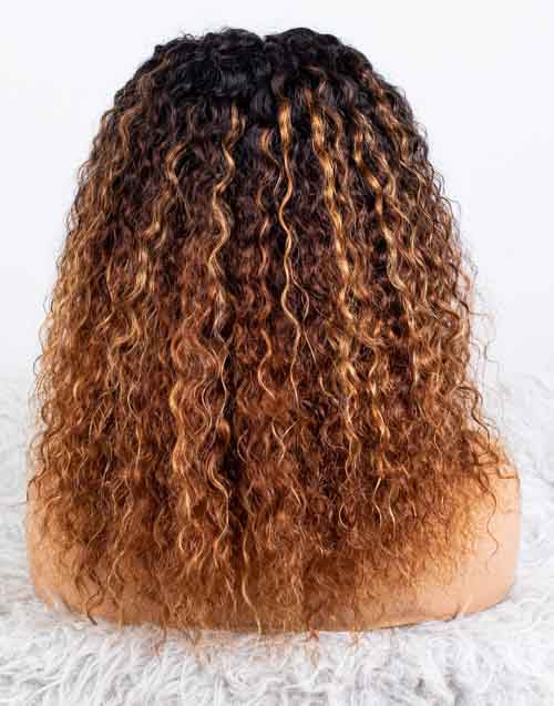 Clearance - 5x5" Closure Wig Indian Hair - 14" Silky Size Average - MTY-4074
