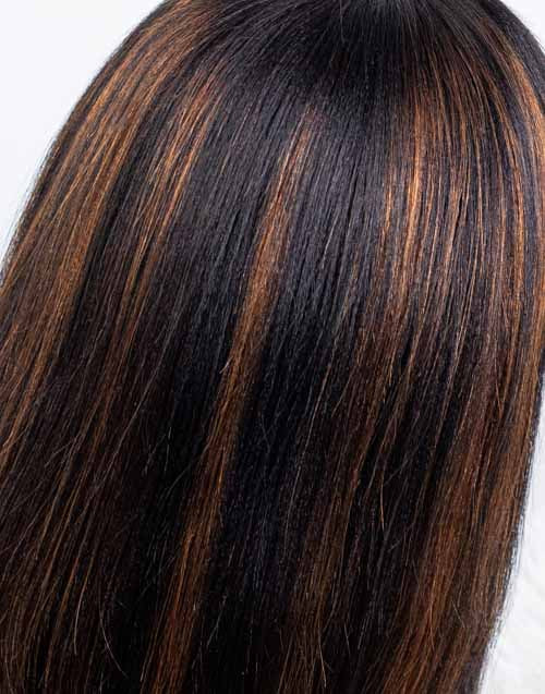 Clearance - 13x6" Indian Hair 160% Density - 10 Inch Yaki Size 2 - MTY-4295