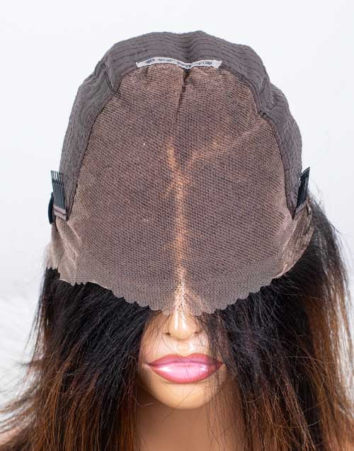 Clearance - 13x6" Indian Hair 160% Density - 10 Inch Yaki Size 2 - MTY-4295