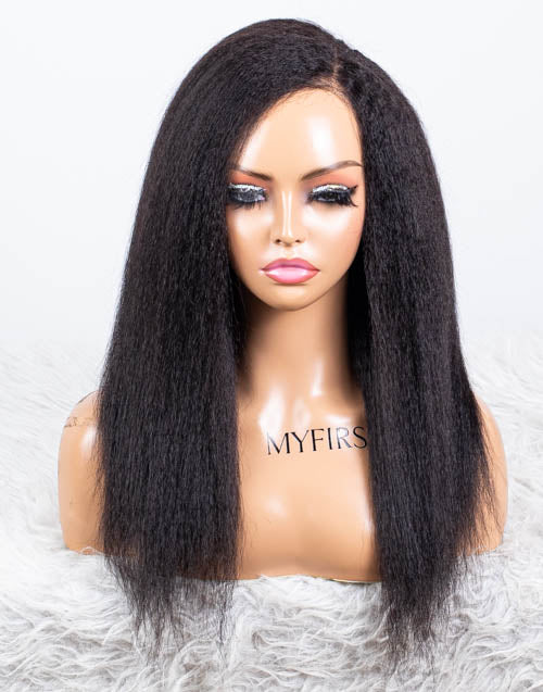 Clearance - 13x6" Indian Hair - 14 Inch Kinky Size 2 - MTY-4291