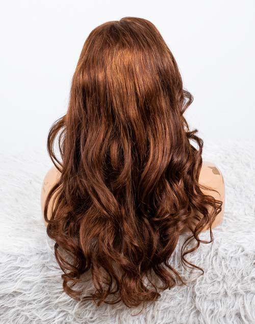 Clearance - 4x4" Closure Wig Indian Hair - 16" Silky Size Average - MTY-4308