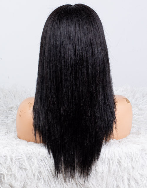 Clearance - 13x6" Lace Front Wig Indian Hair - 14" Yaki Size 1 - MTY-1602