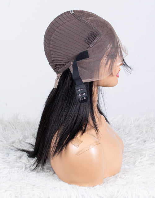 Clearance - 13x6" Lace Front Wig Indian Hair - 14" Yaki Size 1 - MTY-1602