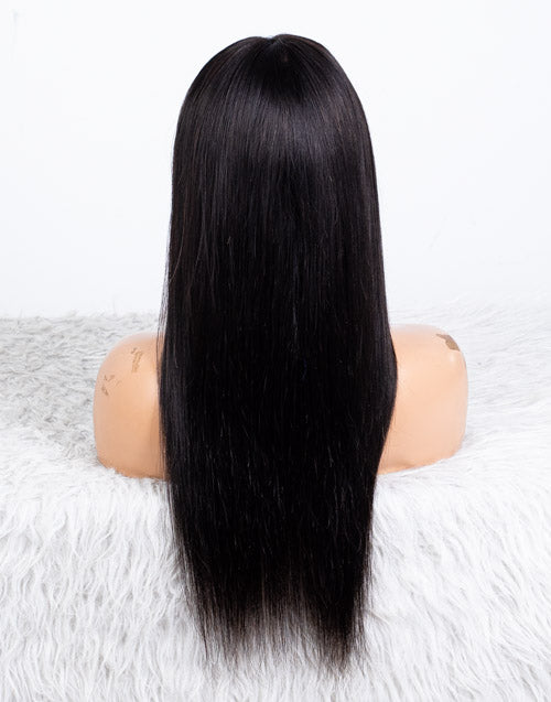 Clearance - 7x5" Closure Wig Indian Hair 180% Density - 18" Silky Size Average - MT-3547