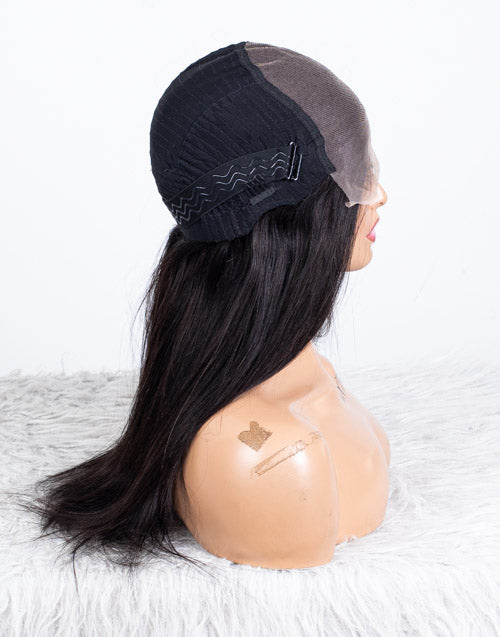 Clearance - 7x5" Closure Wig Indian Hair 180% Density - 18" Silky Size Average - MT-3547