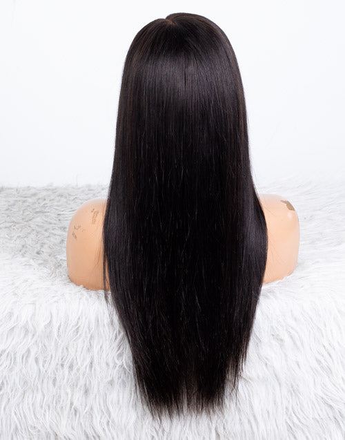 Clearance - 5x5" Closure Wig Indian Hair - 18" Silky Size Average - MT-3537