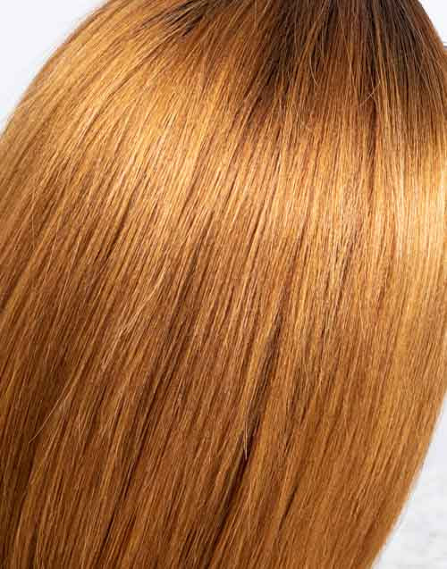 Ausverkauf - Stirnbandperücke ohne Kleber, keine Spitze, indisches Haar, 12 Zoll, seidig, Größe 1 - MHY-246