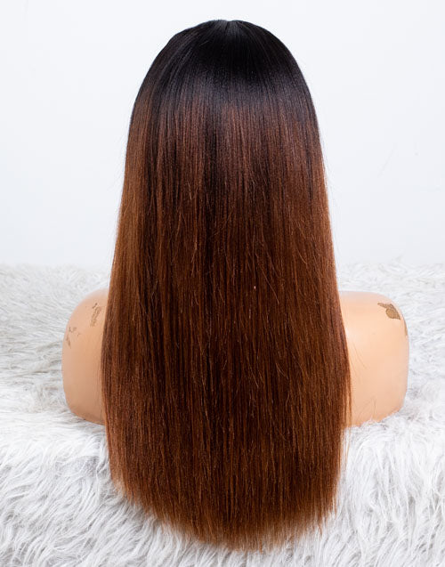 Clearance - Headband Wig Glueless No Lace Indian Hair - 18" Yaki Size 1- MHY-381