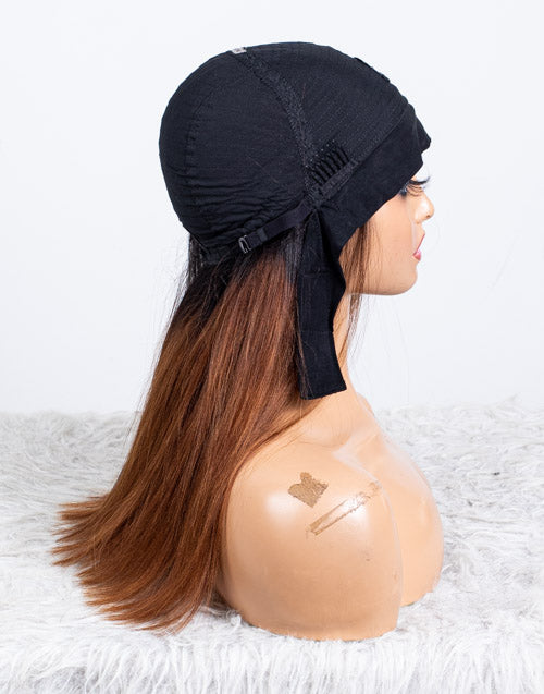 Clearance - Headband Wig Glueless No Lace Indian Hair - 18" Yaki Size 1- MHY-381