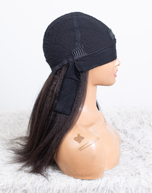 Clearance - Headband Wig  Indian Hair - 12" Kinky Size 2- MHY-647