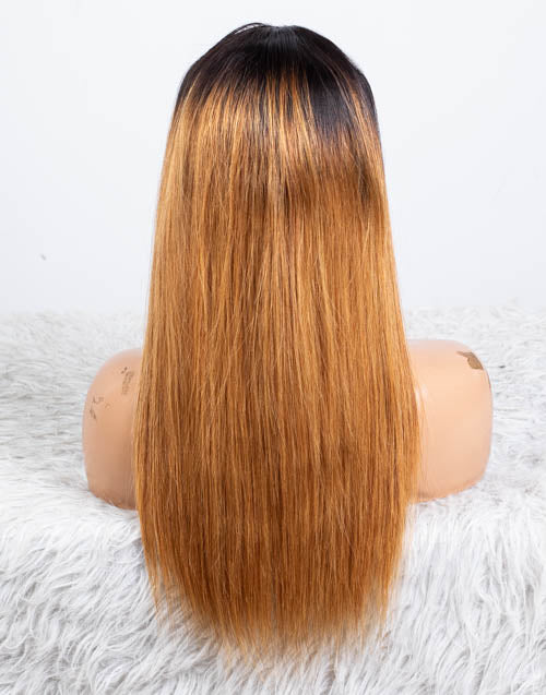 Ausverkauf - Stirnbandperücke ohne Kleber, keine Spitze, indisches Haar, 12 Zoll, seidig, Größe 1 - MHY-246