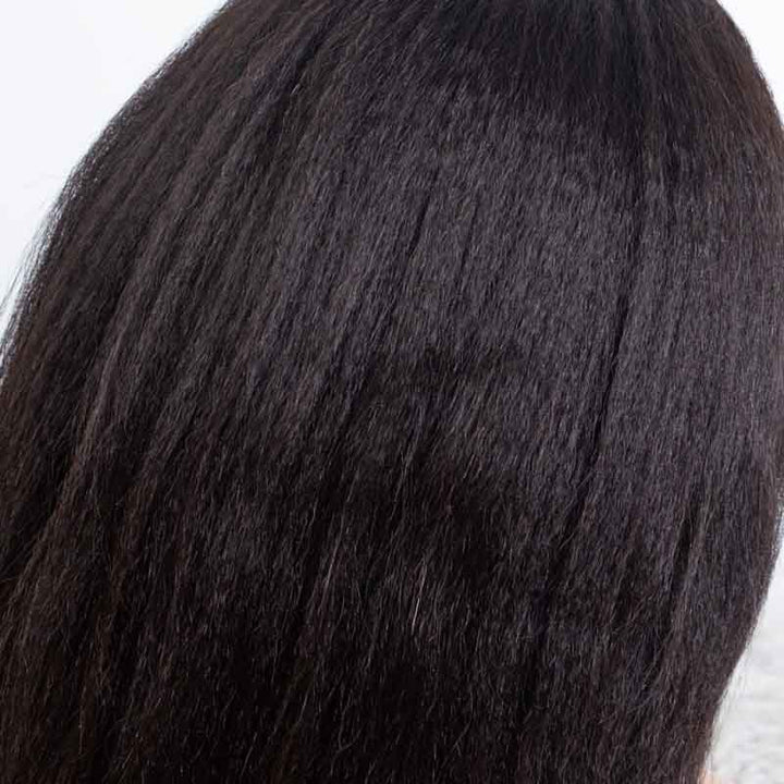 Clearance - Headband Wig Glueless No Lace Indian Hair - 16" Kinky Straight Size 1 - TH001