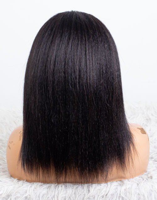 Clearance - Headband Wig  Indian Hair - 12" Kinky Size 2- MHY-565