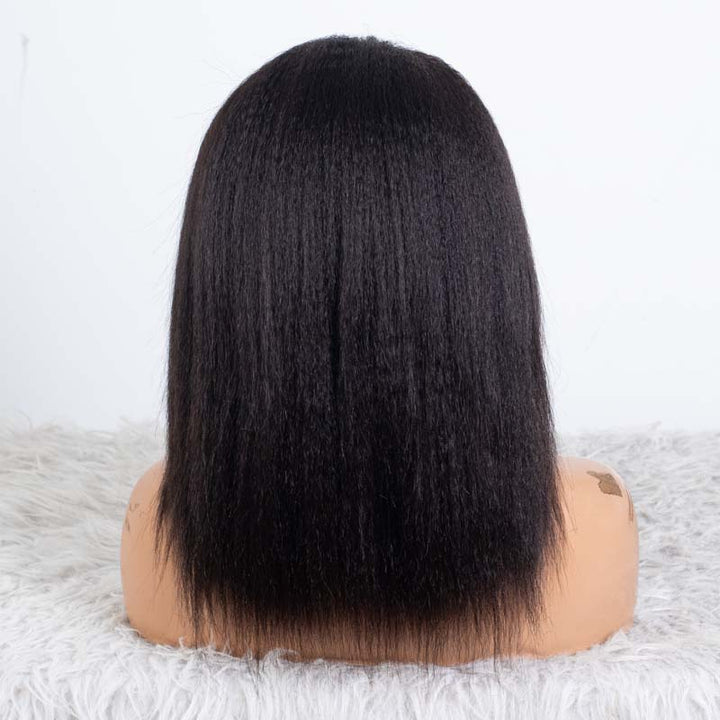 Clearance - Headband Wig Glueless No Lace Indian Hair - 12" Kinky Straight Size 1 - TH002