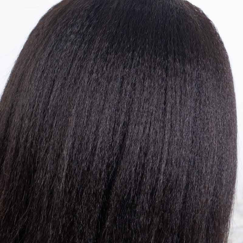 Clearance - Headband Wig Glueless No Lace Indian Hair - 12" Kinky Straight Size 1 - TH002