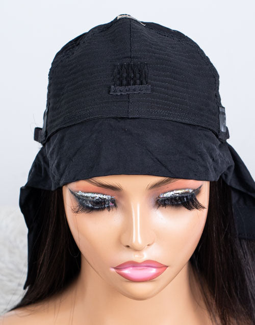 Clearance - Headband Wig Glueless No Lace Malaysian Hair - 18" Silky Size 1- MHY-533