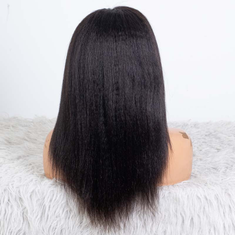 Clearance - 13x6 Lace Front Wig Indian Hair - 14" Kinky Size 1 - TH005