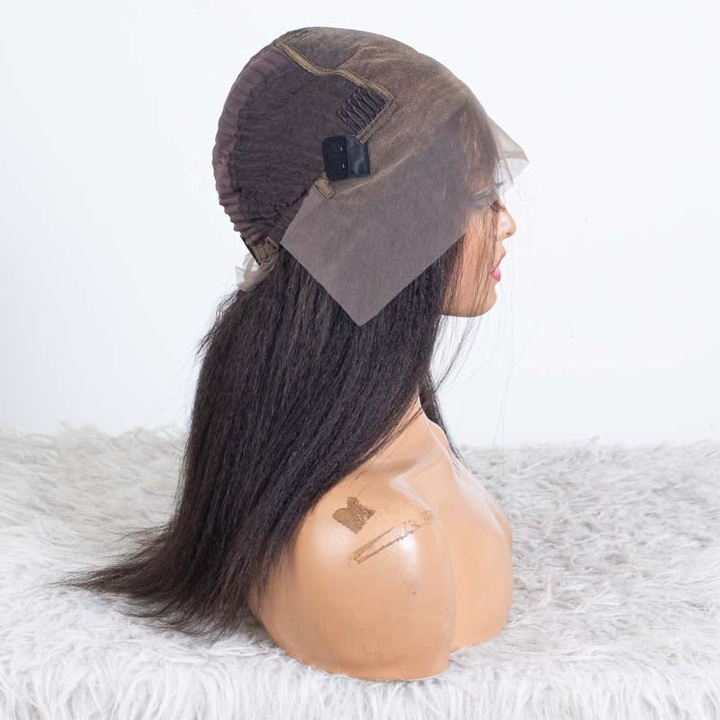 Clearance - 13x6 Lace Front Wig Indian Hair - 14" Kinky Size 1 - TH005